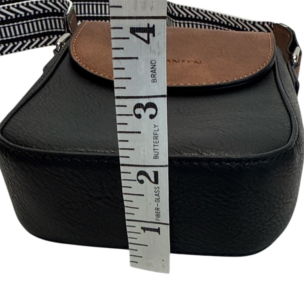 Faux Leather Crossbody Phone Bag Black Brown Small Cell Phone Purse Wallet NWT - Picture 8 of 10